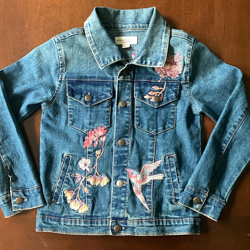 Children’s designer Mimi & Maggie denim jacket 6x